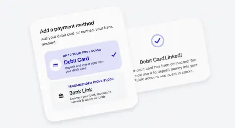 Public.com 新增借记卡入金功能，提升投资便捷性与包容性