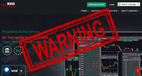 加拿大IIROC警告无牌经纪商RxD Options