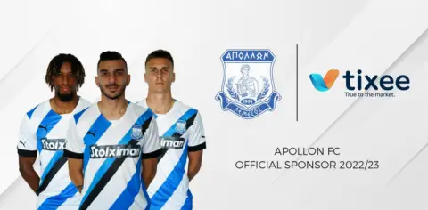 Tixee成为Apollon Limassol FC官方赞助商