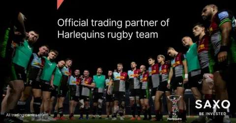 盛宝银行赞助Harlequins橄榄球队,成为官方交易合作伙伴