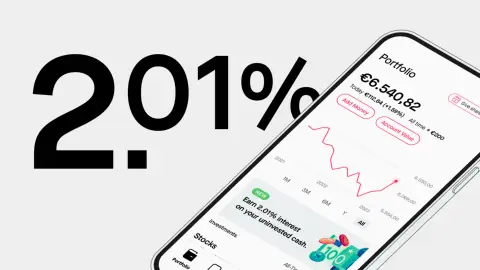 BUX推出2.01%闲置现金利息,成荷兰首家利率超2%券商