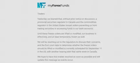 美加监管机构关闭My Forex Funds,指控3亿美元欺诈