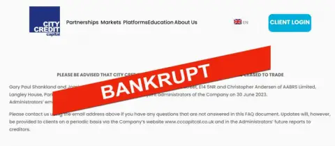 独家:破产CFD经纪商City Credit Capital约1000万英镑专业客户资金离岸失踪