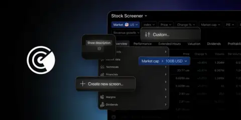 TradingView推出股票、加密货币和ETF筛选器
