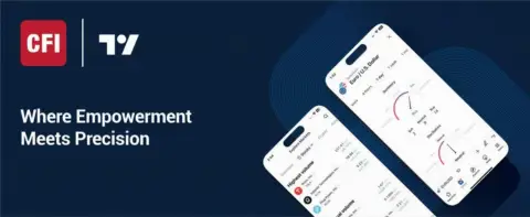 CFI 整合 TradingView 图表与交易社区,提供超4000种交易工具