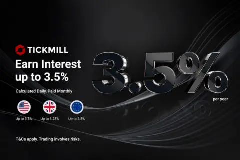 Tickmill推出利率产品,客户闲置资金可获高达3.5%年息