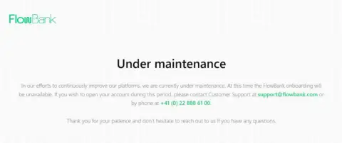 FlowBank 被 FINMA 裁定破产后停止客户开户