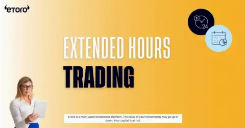 eToro 扩展盘前盘后交易资产列表,新增19只标的