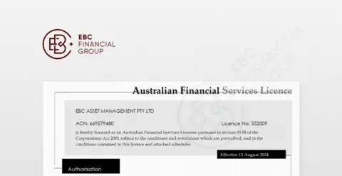 EBC Financial获澳洲ASIC第二张牌照,拓展资产管理业务