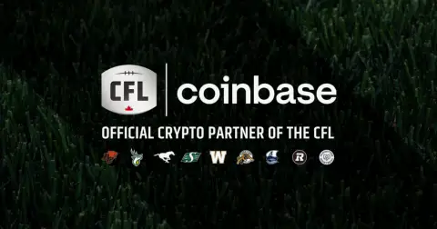 Coinbase成为加拿大橄榄球联盟官方加密货币合作伙伴