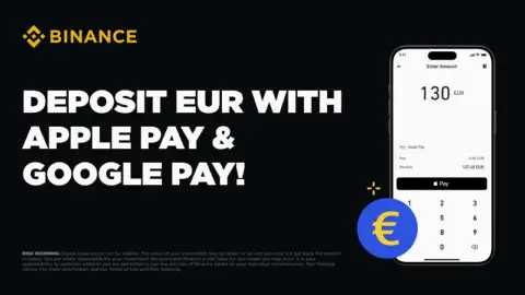 Binance 新增 Apple Pay 和 Google Pay 作为欧元存款选项