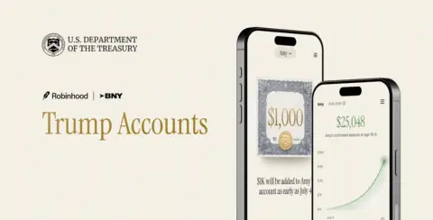 Robinhood正式上线Trump Accounts应用,为儿童长期财务安全铺路