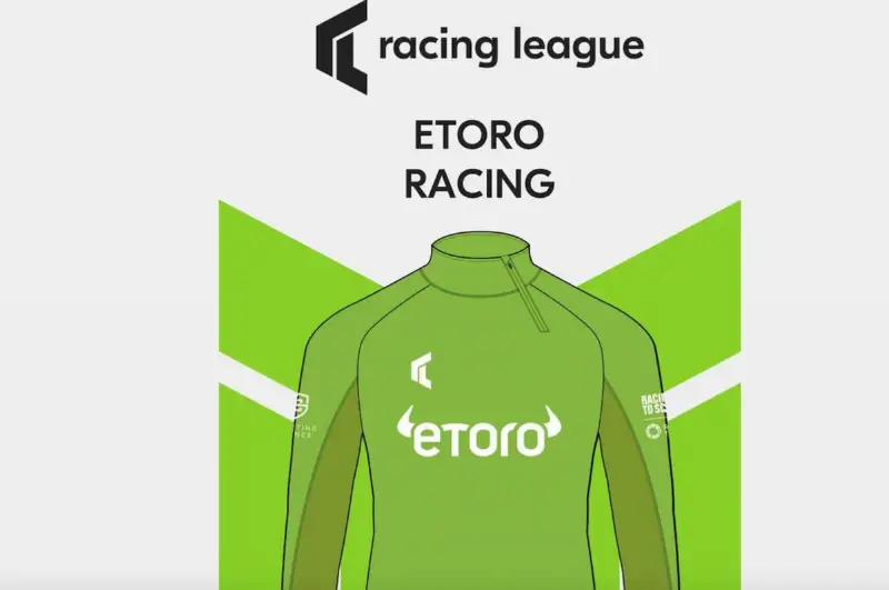 Racing League与eToro宣布合作,eToro成为2021赛季车队主赞助商