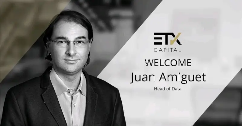 ETX Capital 聘请 Swissquote 前员工 Juan Amiguet 担任数据主管