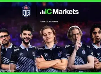 IC Markets 宣布赞助 OG Esports,成为首家与电竞组织合作的零售外汇经纪商