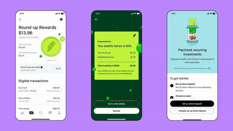 Robinhood推出Robinhood Cash Card,消费返现助力投资