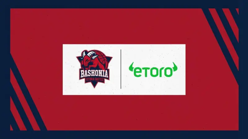 eToro与西班牙Baskonia篮球俱乐部达成首个篮球赞助协议