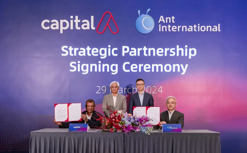 蚂蚁国际与Capital A达成战略合作,共推数字支付与金融科技