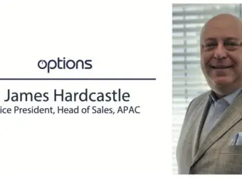 Options 任命 James Hardcastle 为亚太区销售副总裁