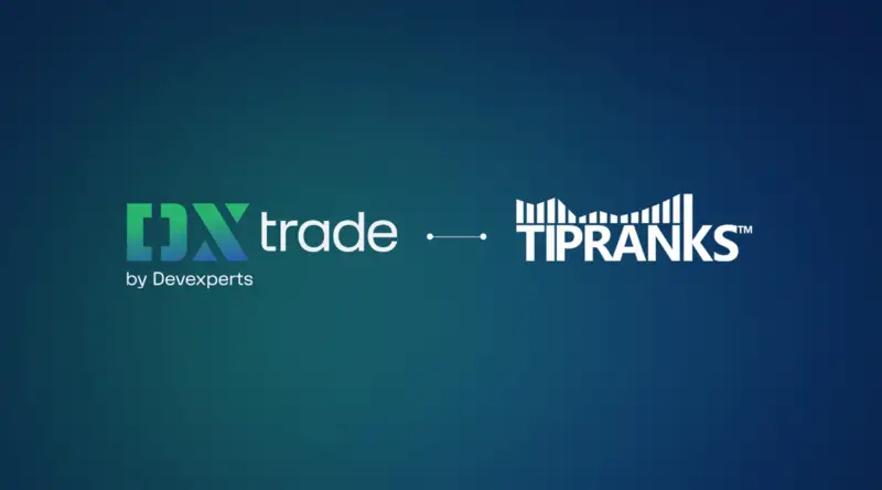 TipRanks 与 DXtrade 合作，将股票研究整合至交易平台