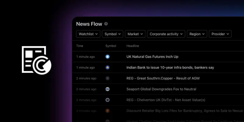 TradingView 推出 News Flow 新闻筛选器,助交易者实时追踪财经新闻