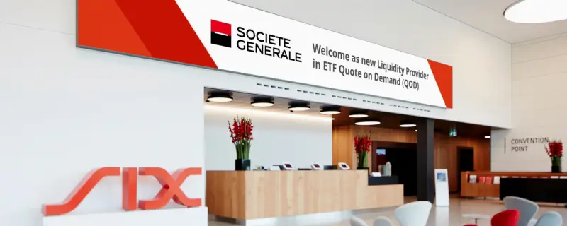 SIX 迎来法国兴业银行成为 Quote on Demand 最新流动性提供商