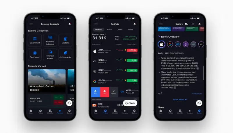 盈透证券重新设计IBKR GlobalTrader移动应用