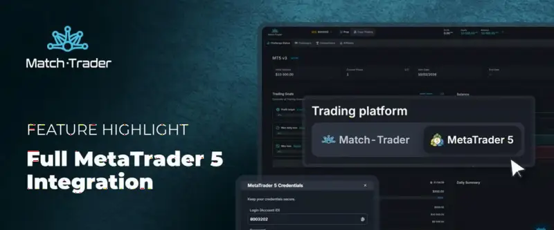 Match-Trade 2026年2月更新:Match-Trader Prop 全面集成 MT5,新增阶段付费与多项功能优化