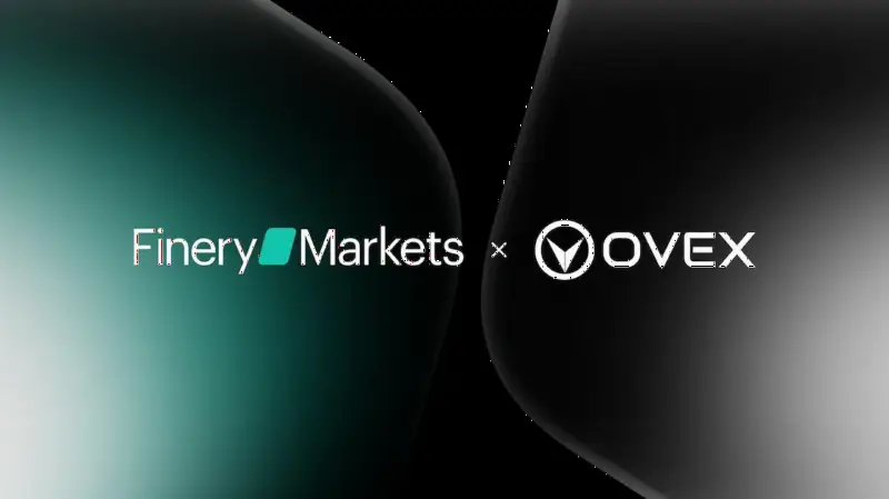 OVEX 与 Finery Markets 达成战略合作,独家接入非洲机构加密流动性