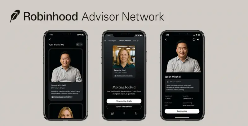 Robinhood与TradePMR为注册投资顾问推出新产品与服务