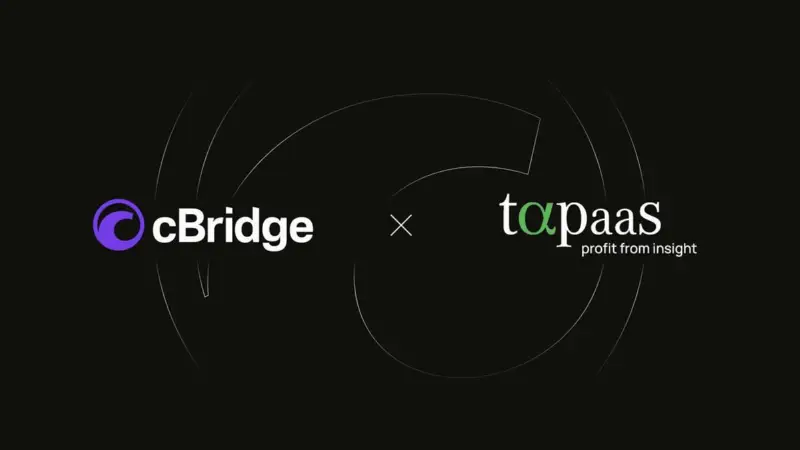 cBridge 与 Tapaas 达成合作,为经纪商提供实时风险情报