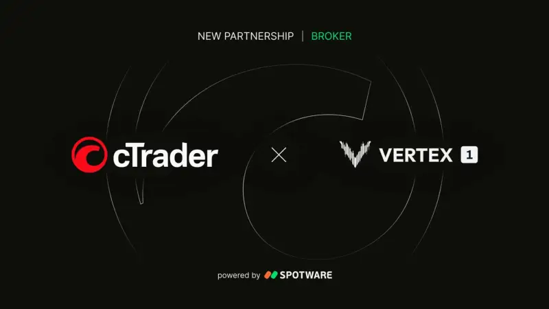 cTrader 与 Vertex1 Brokers 达成合作,拓展非洲亚洲及全球南方交易市场