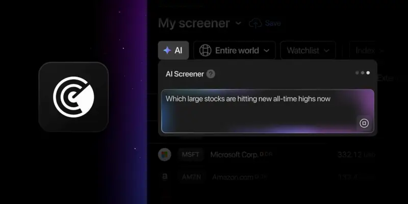 TradingView 推出 AI Screener:用自然语言筛选股票