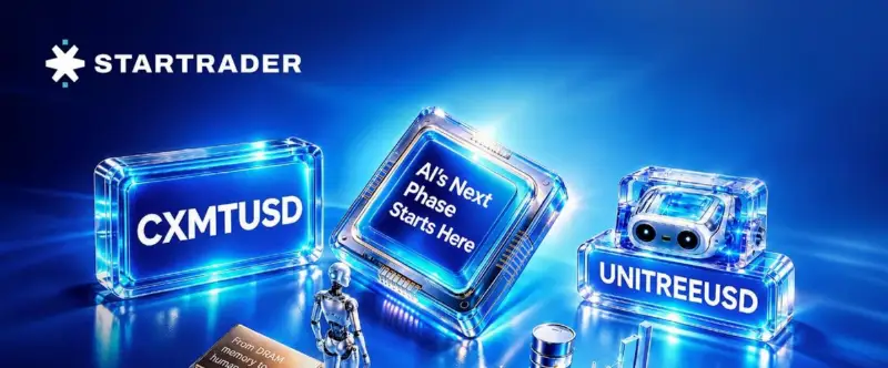 STARTRADER 新增 CXMT 与 Unitree Robotics 中国股票差价合约
