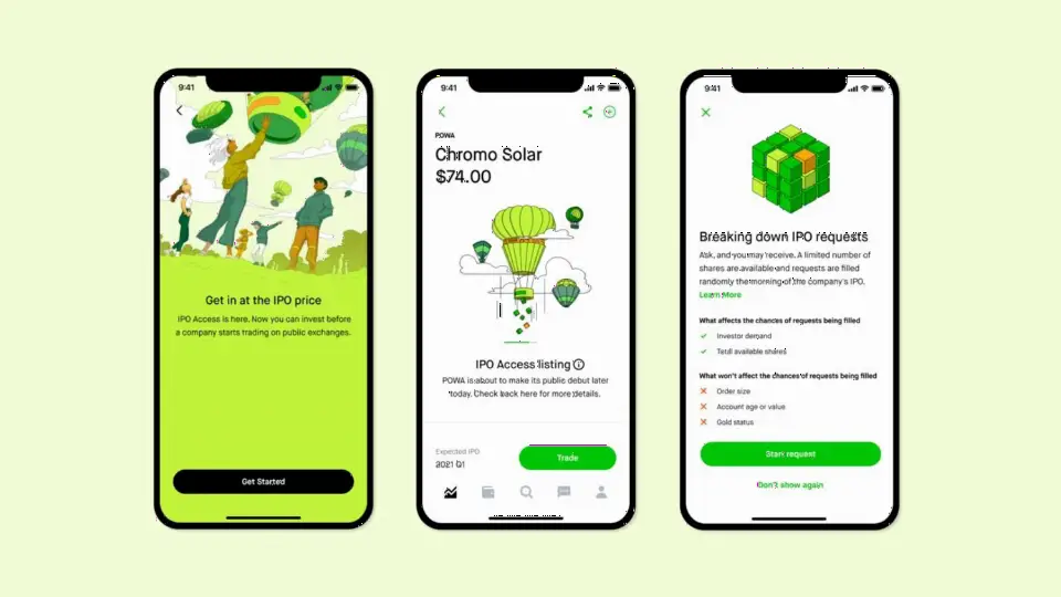 Robinhood 推出 IPO Access,散户可享 IPO 发行价购股