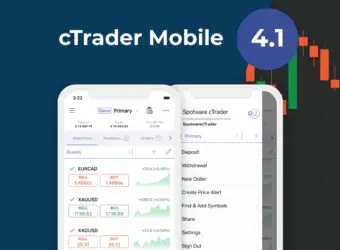 cTrader Mobile 4.1 发布:新增完全可定制收藏图表周期