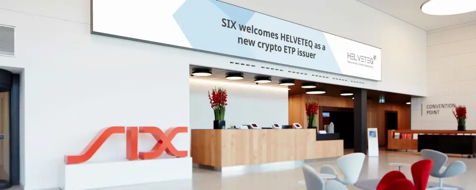 SIX迎来Helveteq作为新加密ETP发行商,推出碳中和比特币和以太坊ETP