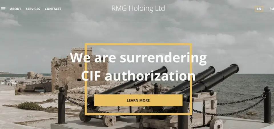 CySEC撤销RMG Holding Ltd的CIF牌照