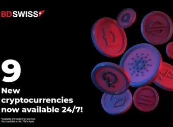 BDSwiss 新增九种加密货币差价合约,扩大加密资产产品线