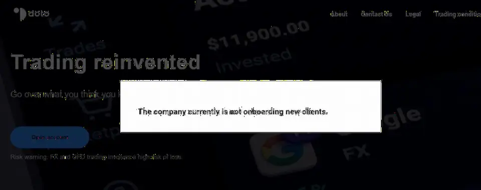 CFDs经纪商Doto更换CEO,暂停欧盟客户开户