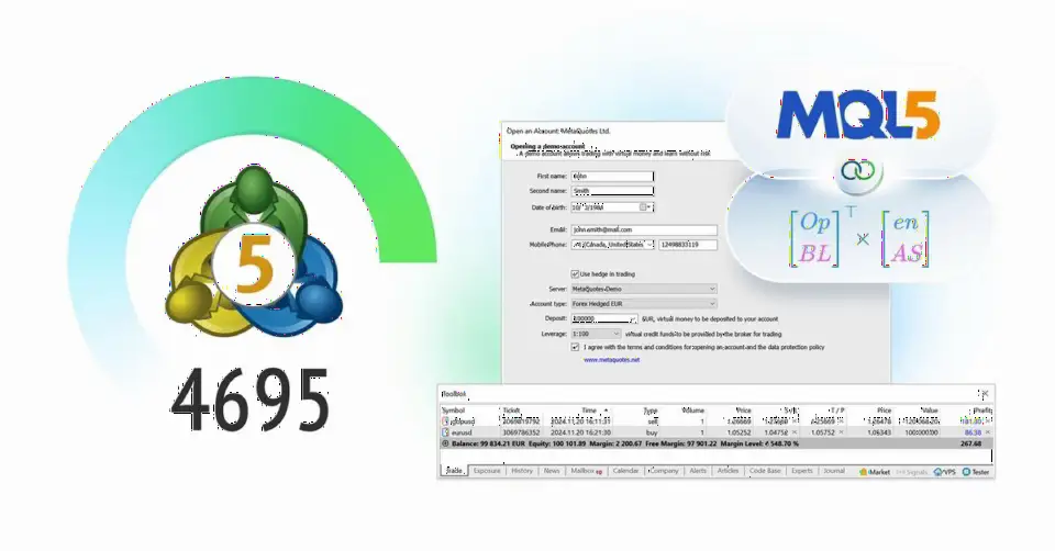MetaQuotes 发布 MetaTrader 5 新测试版 4695:扩展 OpenBLAS 支持并优化性能