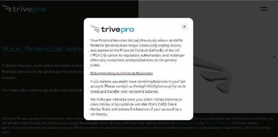独家:Trive UK 主席 Marcus Scarlett 在 FCA 牌照取消前辞职