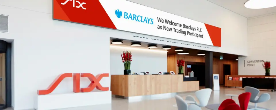 SIX 迎来 Barclays Bank PLC 成为最新交易参与者
