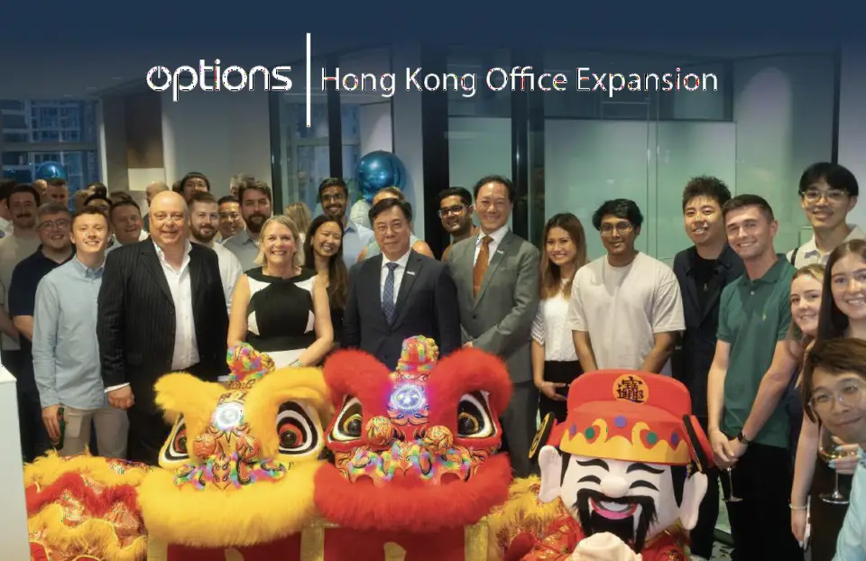 Options Technology 在香港中环开设新办公室,获投资推广署支持