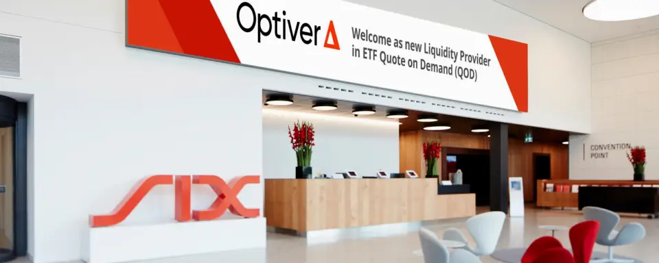 Optiver 成为 SIX 瑞士交易所 ETF QOD 流动性提供商