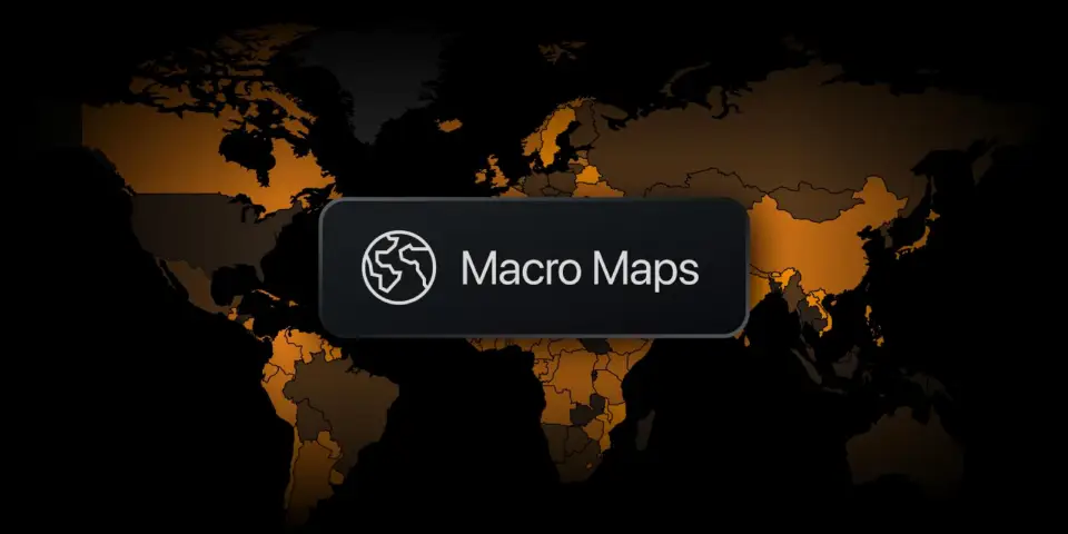 TradingView 推出 Macro Maps:以交互式地图直观解读全球经济数据
