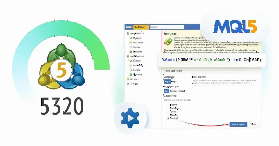 MetaTrader 5 Build 5320 发布:新增服务类 CodeBase 分类,明确终止对旧版 Windows 支持