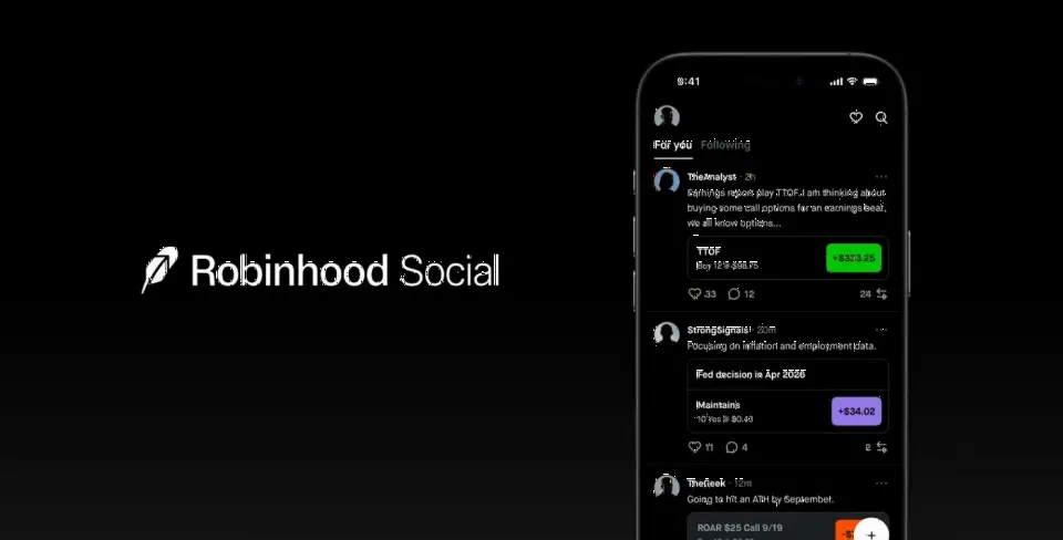 Robinhood Social 进入 Beta 测试阶段,首批 1000 名活跃交易者参与