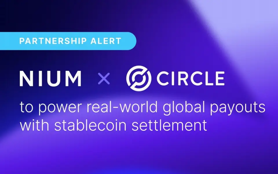 Nium 与 Circle 达成合作，将 USDC 结算接入全球支付网络