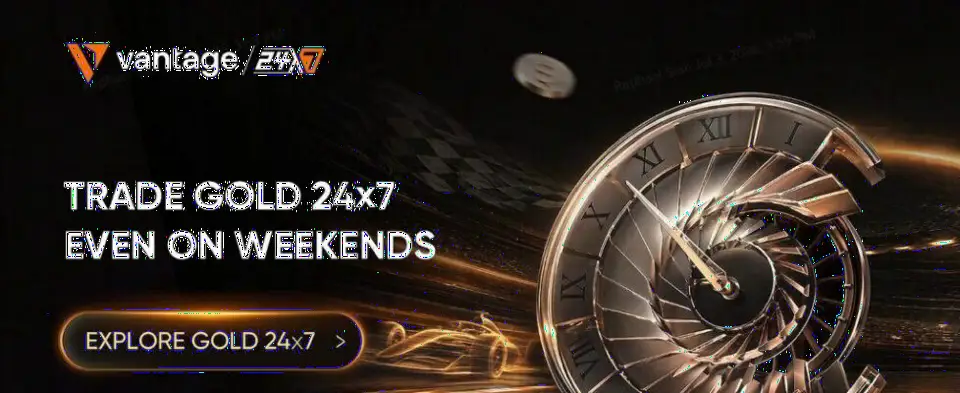 Vantage Markets推出XAUUSD247 24/7黄金CFD 周末也能交易黄金